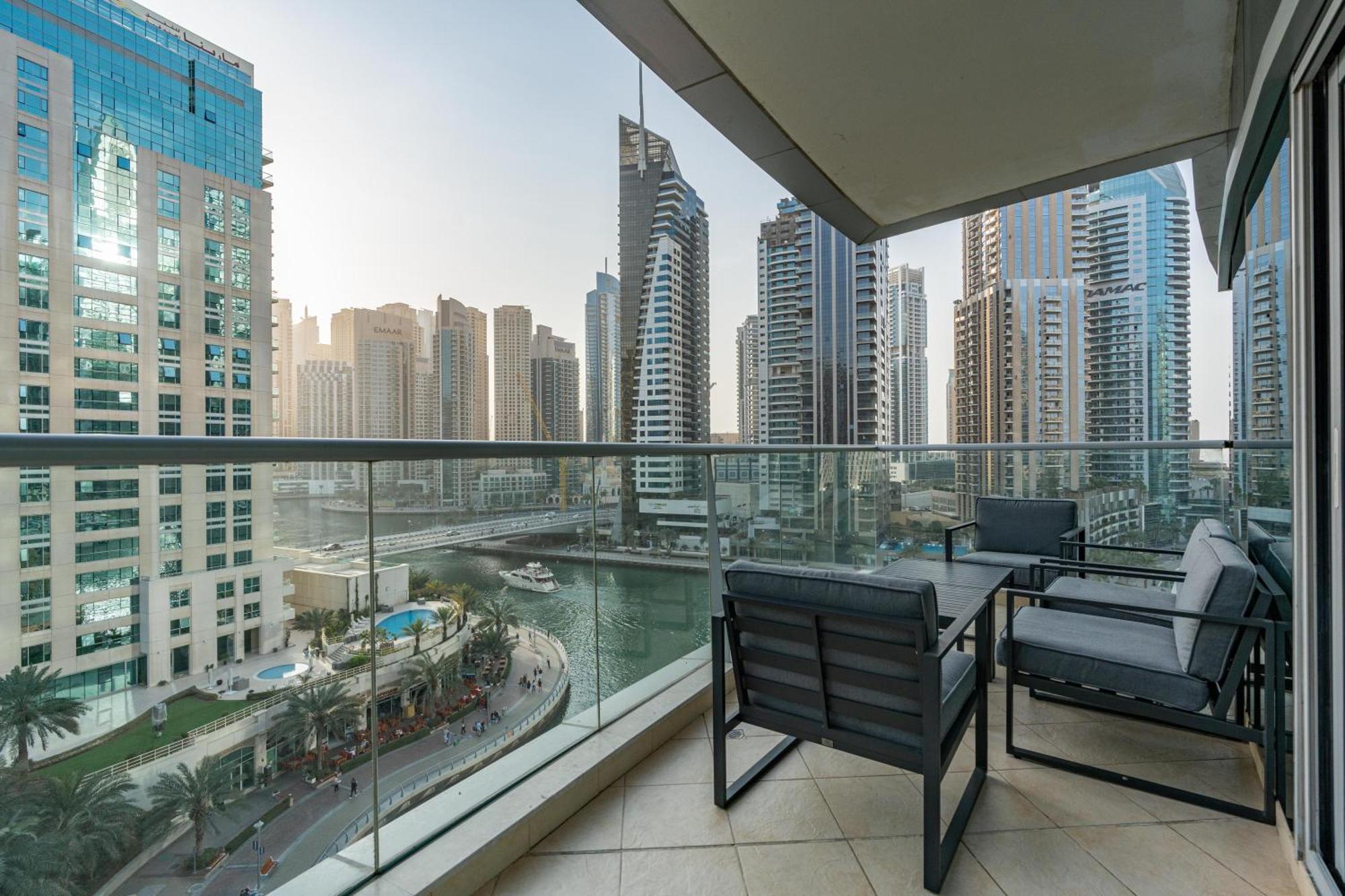 Vacay Lettings - Full Marina View 3 Bedroom Plus Maid Room ドバイ エクステリア 写真