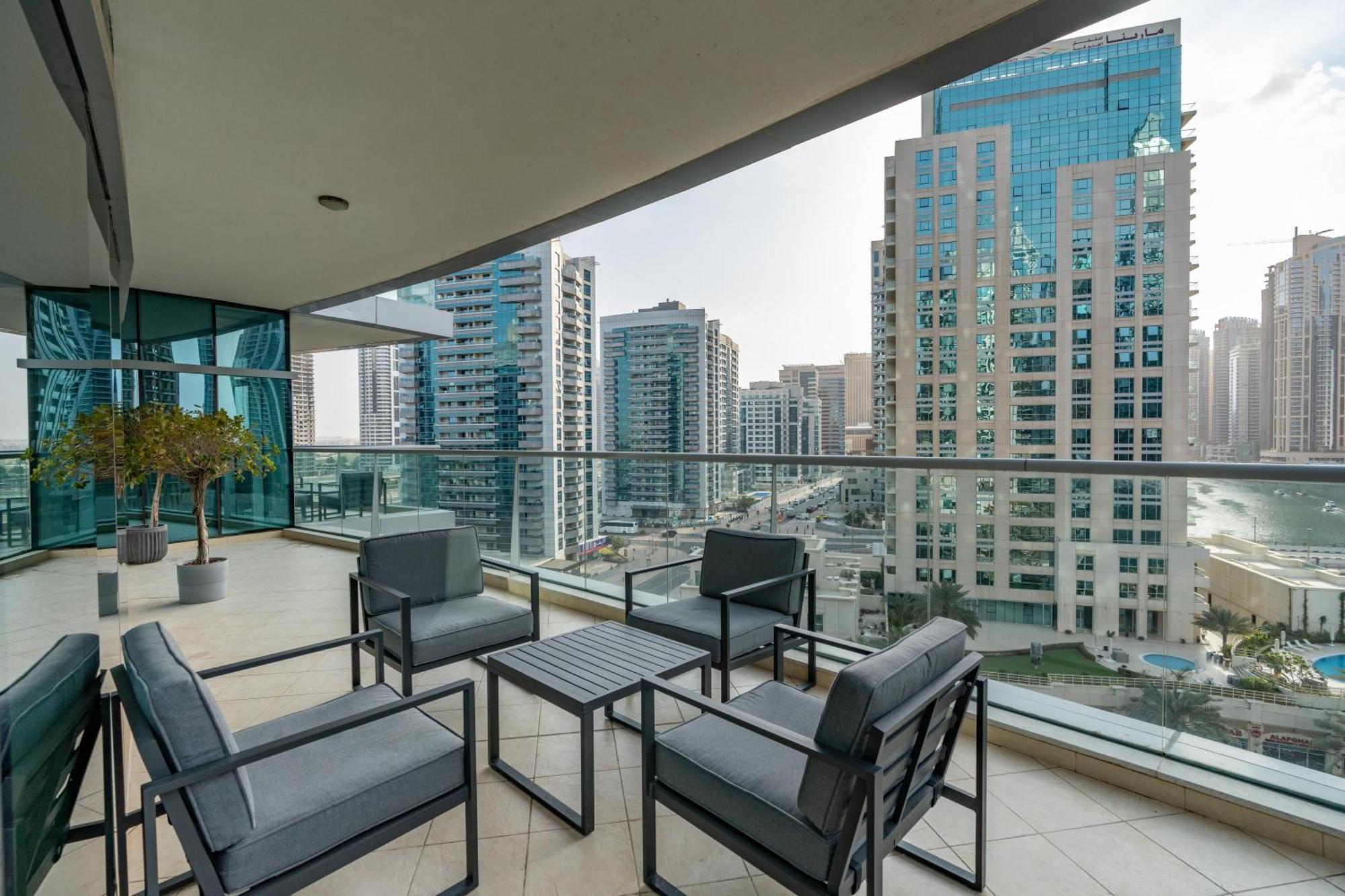 Vacay Lettings - Full Marina View 3 Bedroom Plus Maid Room ドバイ エクステリア 写真