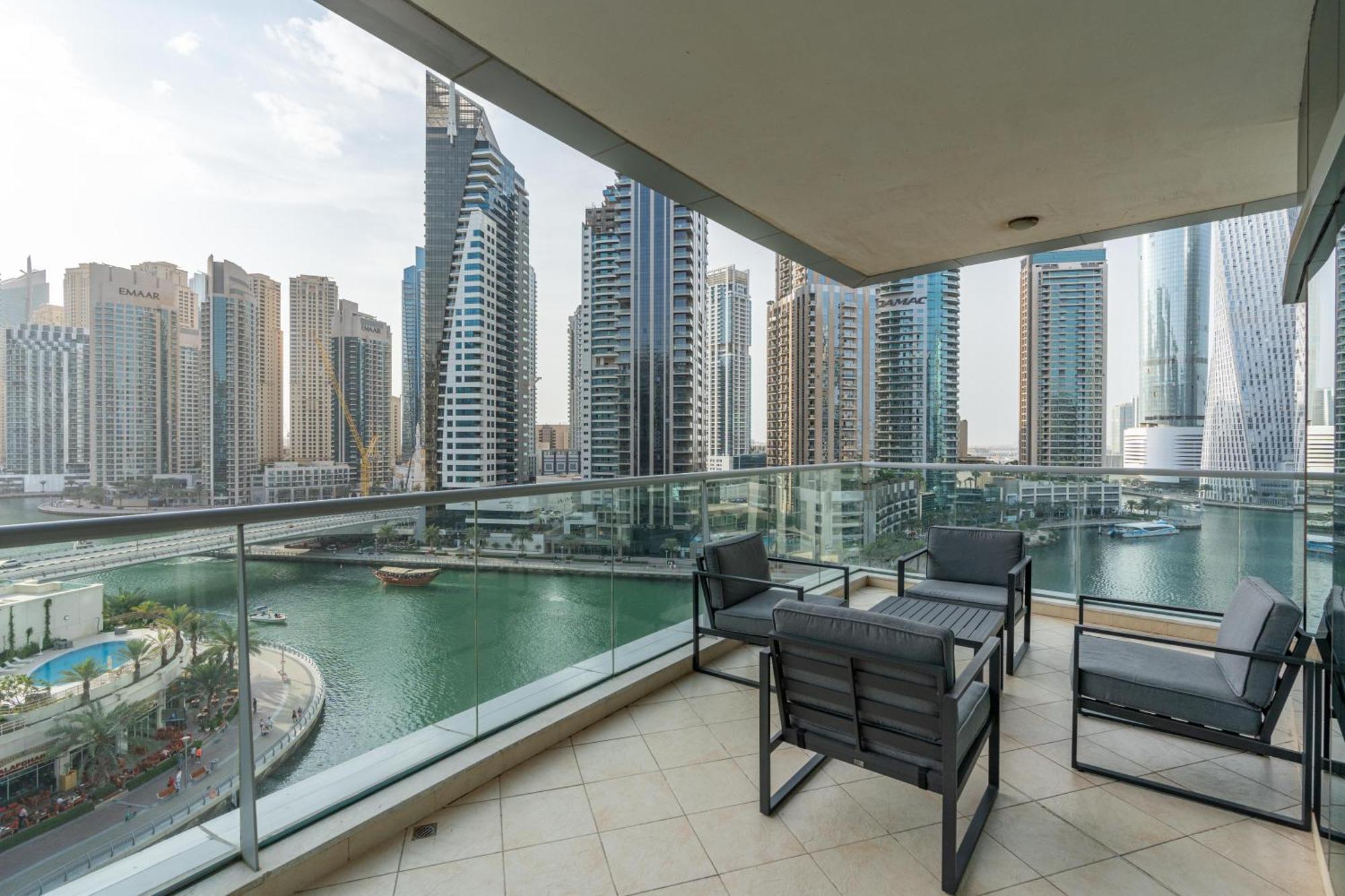 Vacay Lettings - Full Marina View 3 Bedroom Plus Maid Room ドバイ エクステリア 写真
