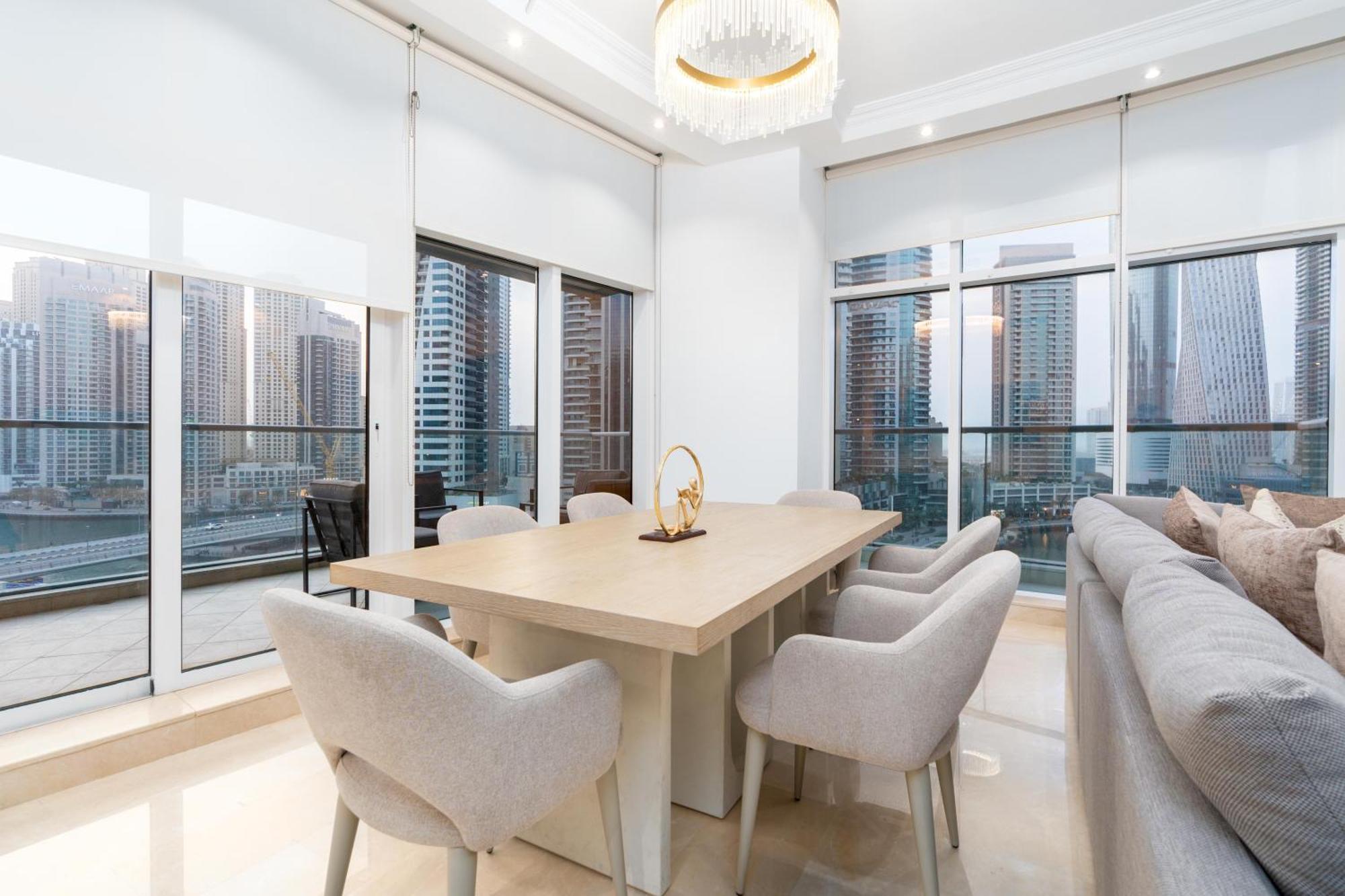 Vacay Lettings - Full Marina View 3 Bedroom Plus Maid Room ドバイ エクステリア 写真